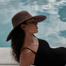 Load image into Gallery viewer, Eva Sun Hat - Chocolate
